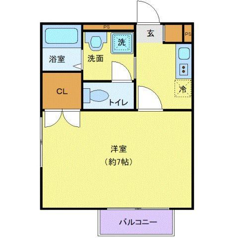 アムールⅡTAKASHINの間取り