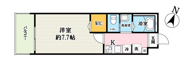 グリーンスカイ蕨の間取り