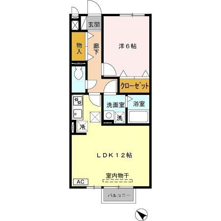 【間取り】 | ルミエール B棟