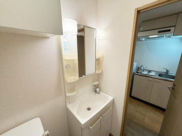 スカイコート三越前壱番館の洗面所
