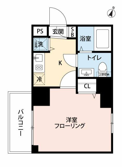 スカイコート三越前壱番館の間取り