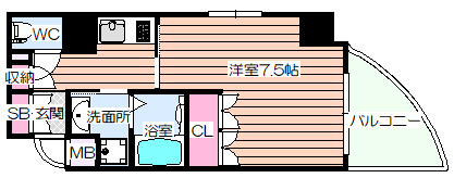 【間取り】 | アスヴェル江戸堀