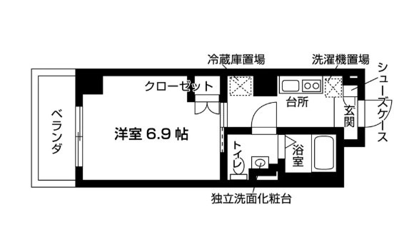 ショルテッツァ京成の間取り
