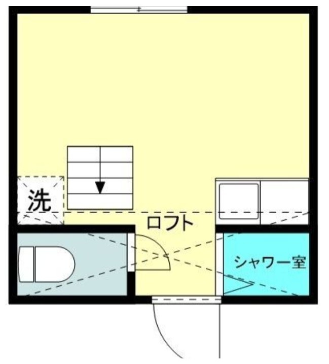 Grand Studio 桜丘の間取り