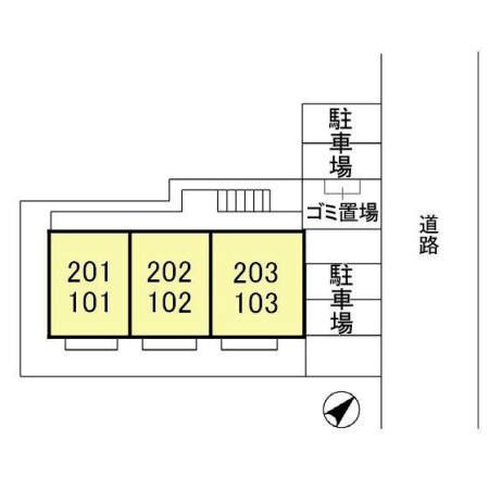グランモア高野台の区画図