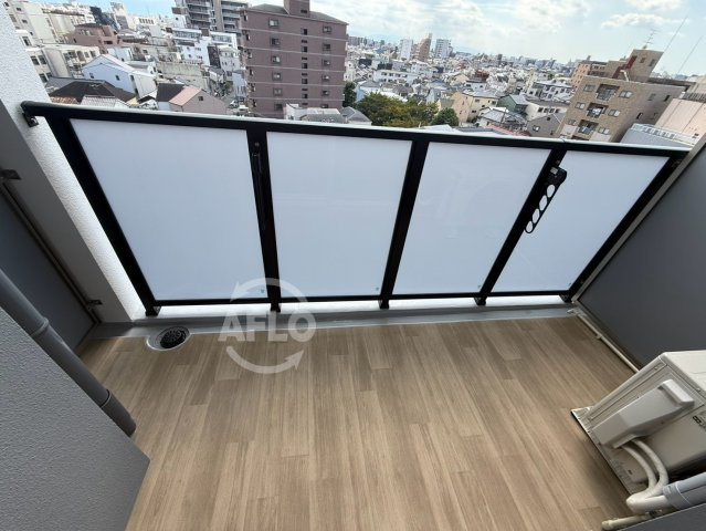 プレリス大阪今里サヴィアのバルコニー|プレリス大阪今里サヴィア　バルコニー