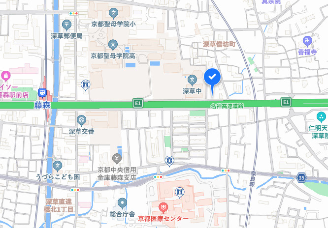 BeBeベティⅡの地図