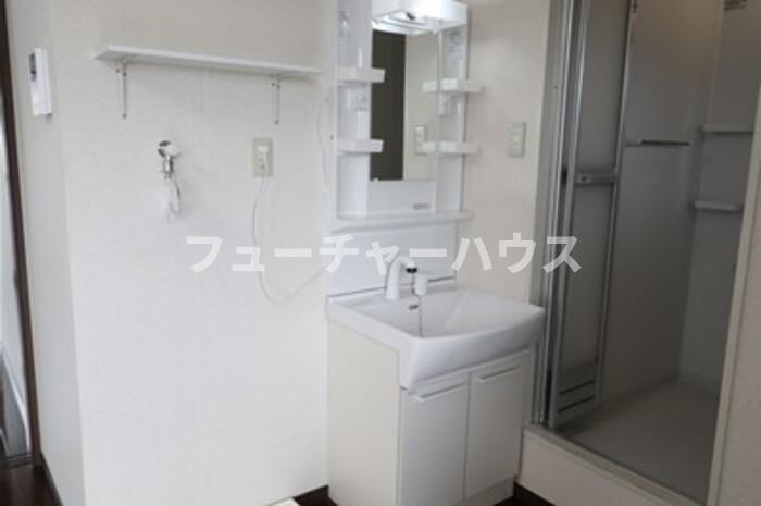 十王堂ハイツ　Aの洗面所