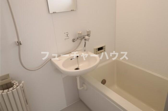 十王堂ハイツ　Aの洗面所