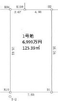 宮前区有馬8丁目の土地図