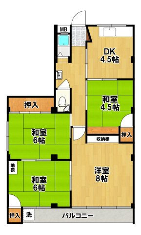 【間取り】 | 高田マンション