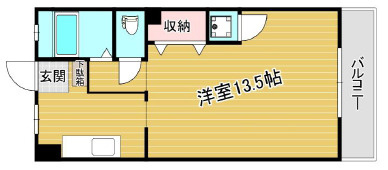 マンション山本第2の間取り