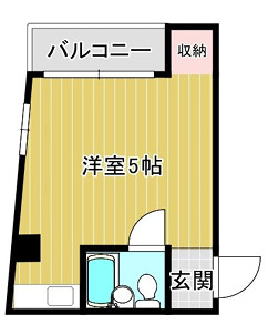 タカラマンションの間取り