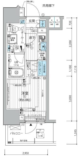 メインステージ三田アーバンスクエア(メインステージミタアーバンスクエア)の間取り