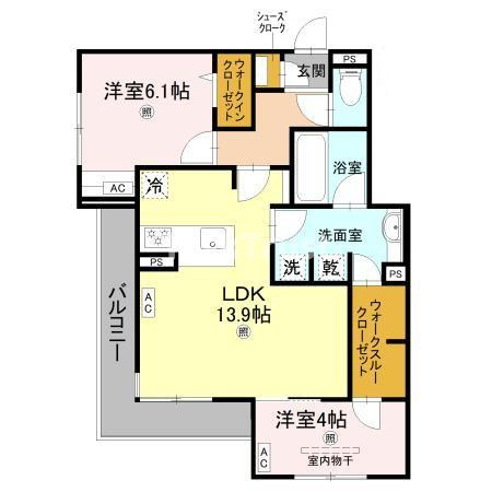 【間取り】 | メゾンルル赤川