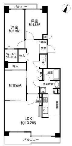 メゾン名谷の間取り|☆神戸市須磨区　メゾン名谷☆