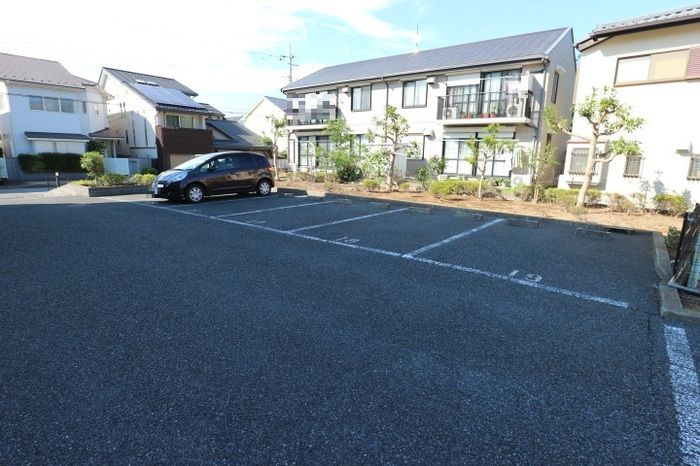 グリーンガーデン新柏の駐車場