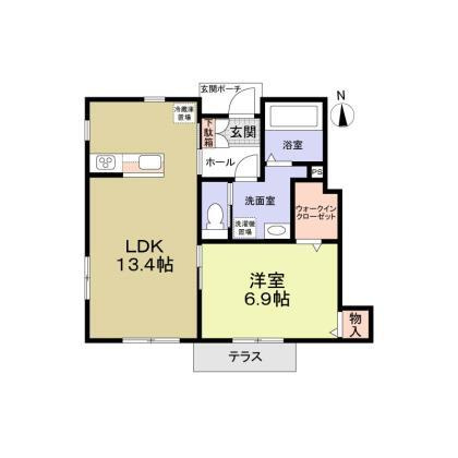 フォレストメゾン聖蹟の間取り