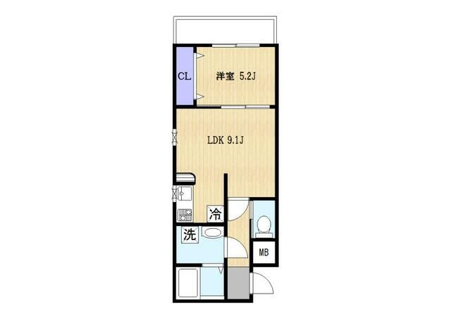 ラヴィエント北千住の間取り|間取りです。