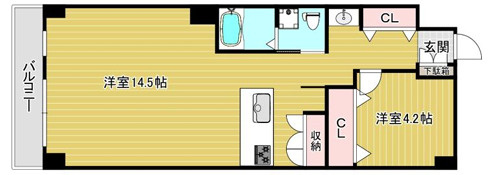 御影コーポビアネーズの間取り