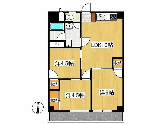 学園スカイマンションの間取り