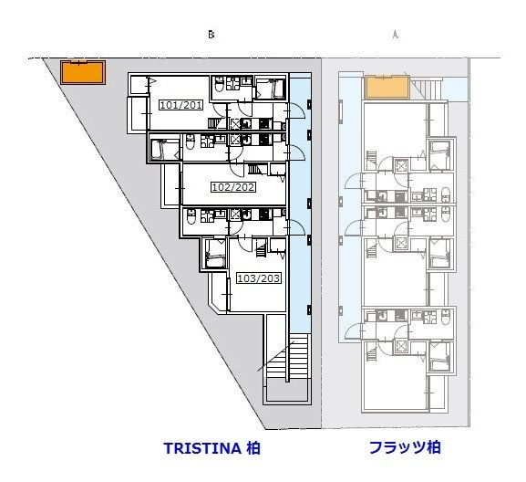TRISTINA 柏(トリスティーナカシワ)の区画図