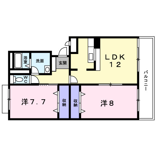 フォレスタフィウーメの間取り