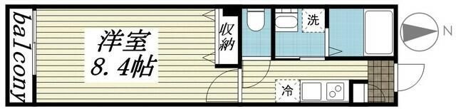 フラット柏の間取り