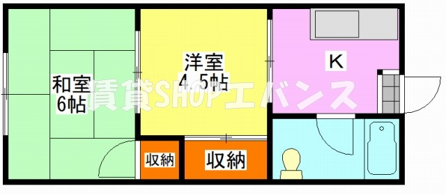 【間取り】 | 初音ハイツ