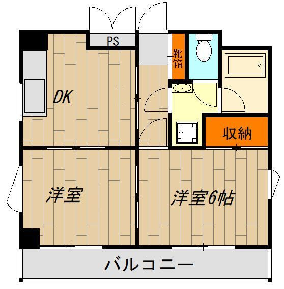三桝ビルの間取り|間取りです。