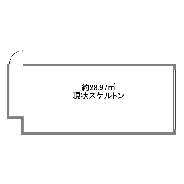豊中市服部豊町２丁目の店舗事務所の間取り