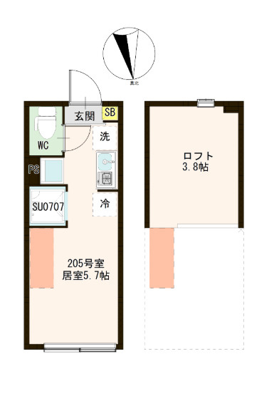 リネア平和台の間取り