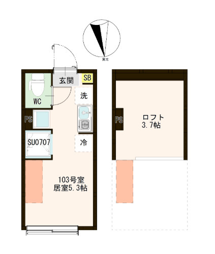 リネア平和台の間取り