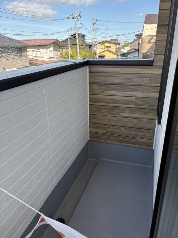 仙台市泉区旭丘堤1期売戸建住宅のバルコニー
