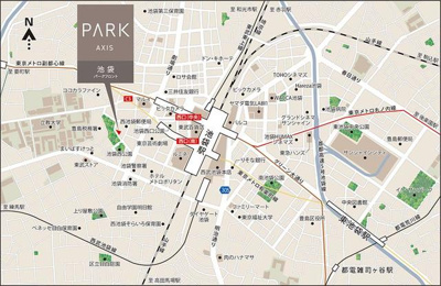 【地図】 | パークアクシス池袋パークフロント