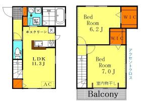 ファミール上北台Bの間取り