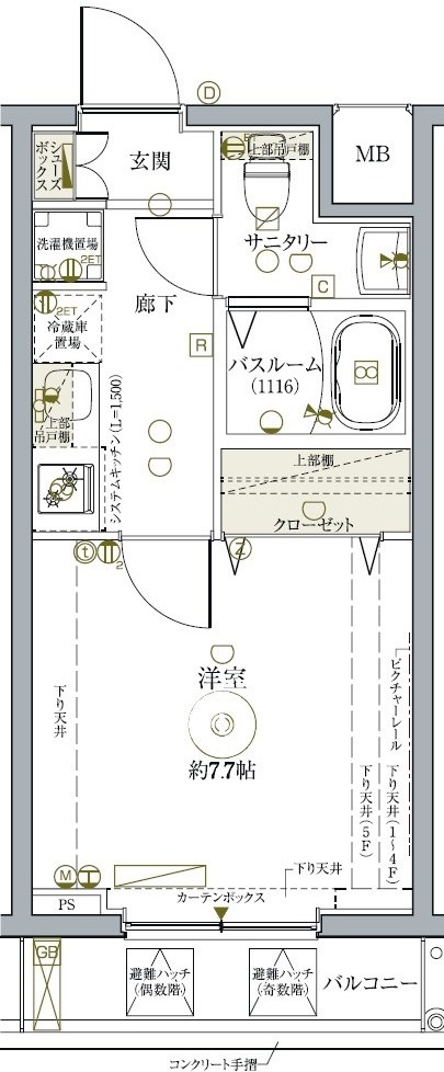 クレヴィスタ練馬武蔵関の間取り