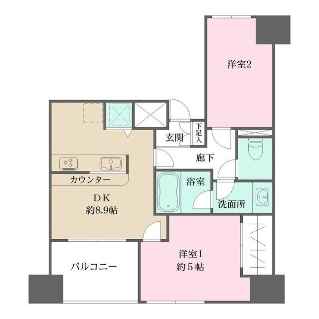 ウィン千駄木の間取り|間取りです。