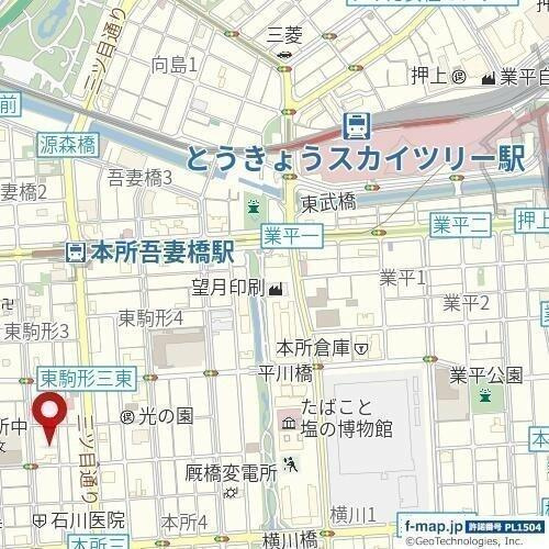 グローバン本所吾妻橋の地図