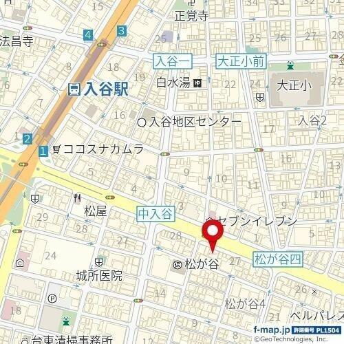 グランスタイル浅草の地図