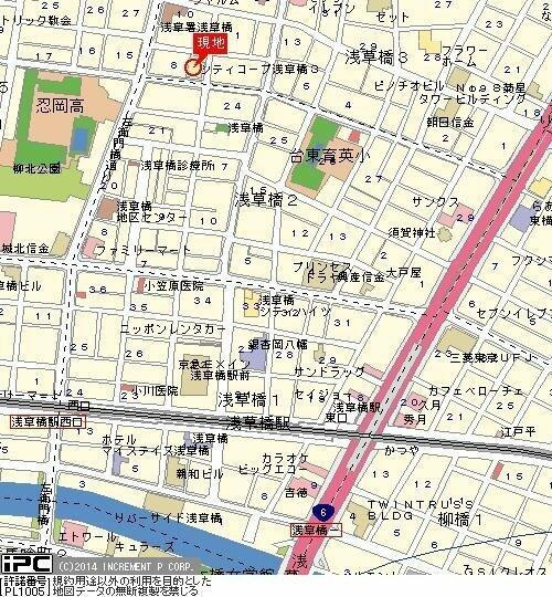 シティコープ浅草橋Ⅲの地図