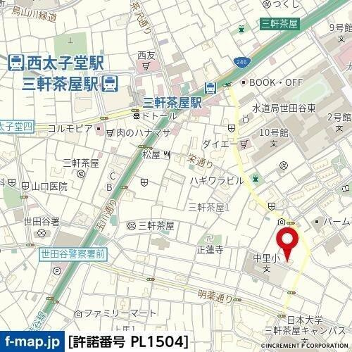 コーポ中里の地図