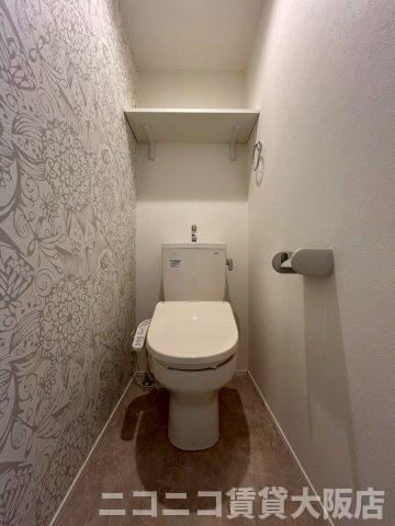 門真市小路町のアパートのトイレ|別号室イメージの為、現状を優先致します。
