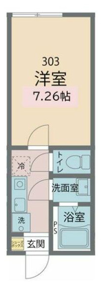 カインドネス鷹の台の間取り