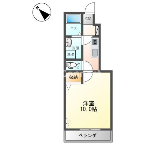 【間取り】 | ベアローズ弐番館