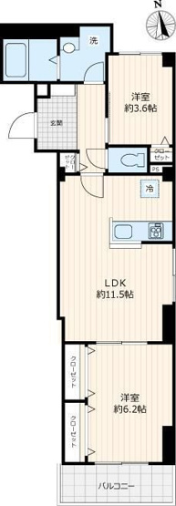 【間取り】 | 入谷シャノワール | 間取り