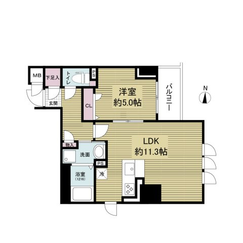 ジ アドレス梅田の間取り
