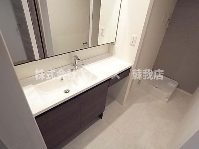 【洗面所】 | ルミナス | 忙しい朝には欠かせない洗面所です
