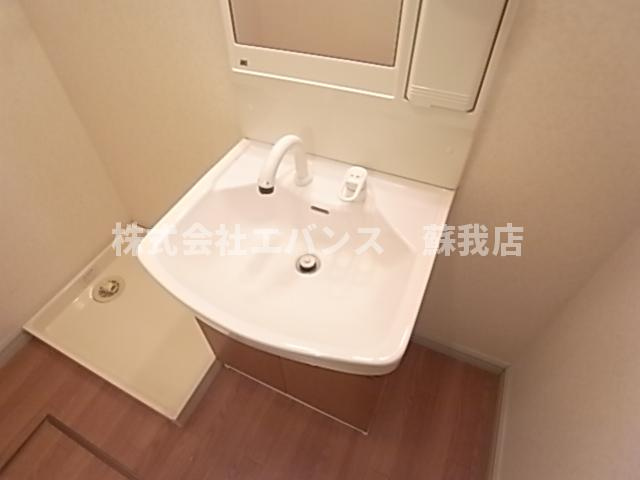 【洗面所】 | スプリングチェリーⅠ | コンパクトで使いやすい洗面所
