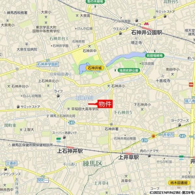 【地図】 | ＢｒｉｌｌｉａＣｉｔｙ　石神井公園　ＡＴＬＡＳ　　４号棟